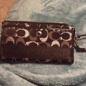 Authentic coach wristlet